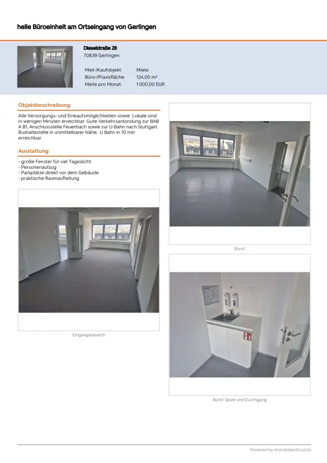 Sickinger - Helle Büroeinheit 165967550